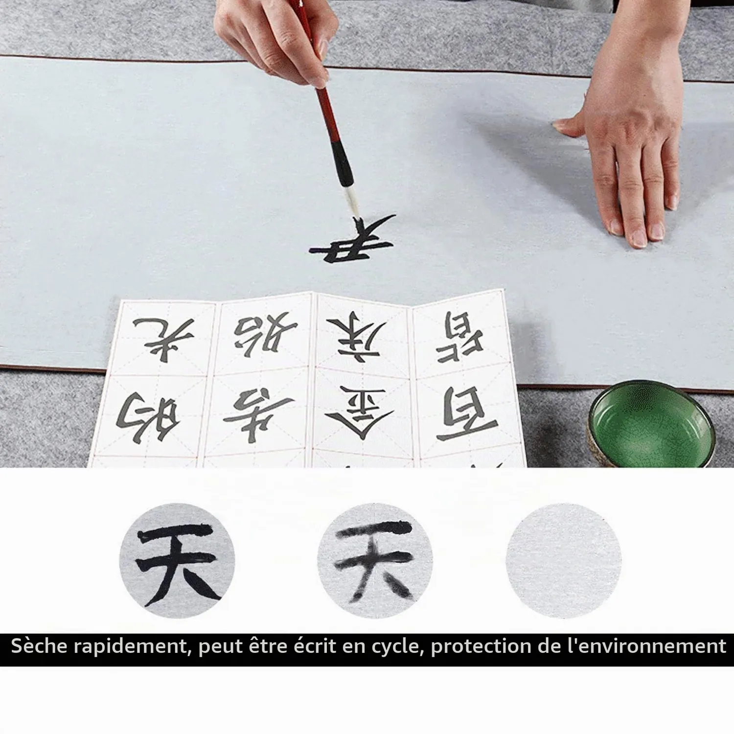 Garosa papier magique de calligraphie réutilisable pour écrire à l’eau