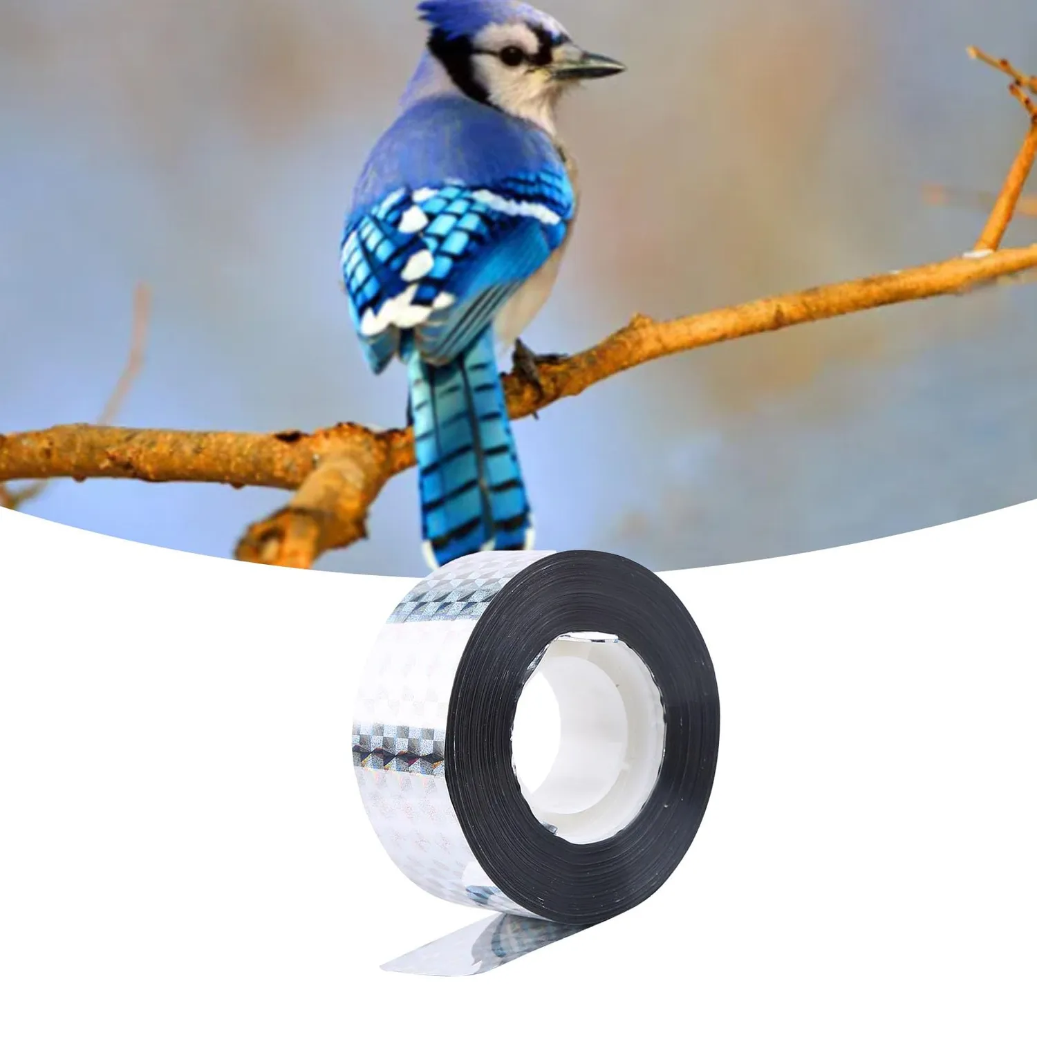 Garosa ruban effaroucheur oiseaux 90 m holographique réfléchissant