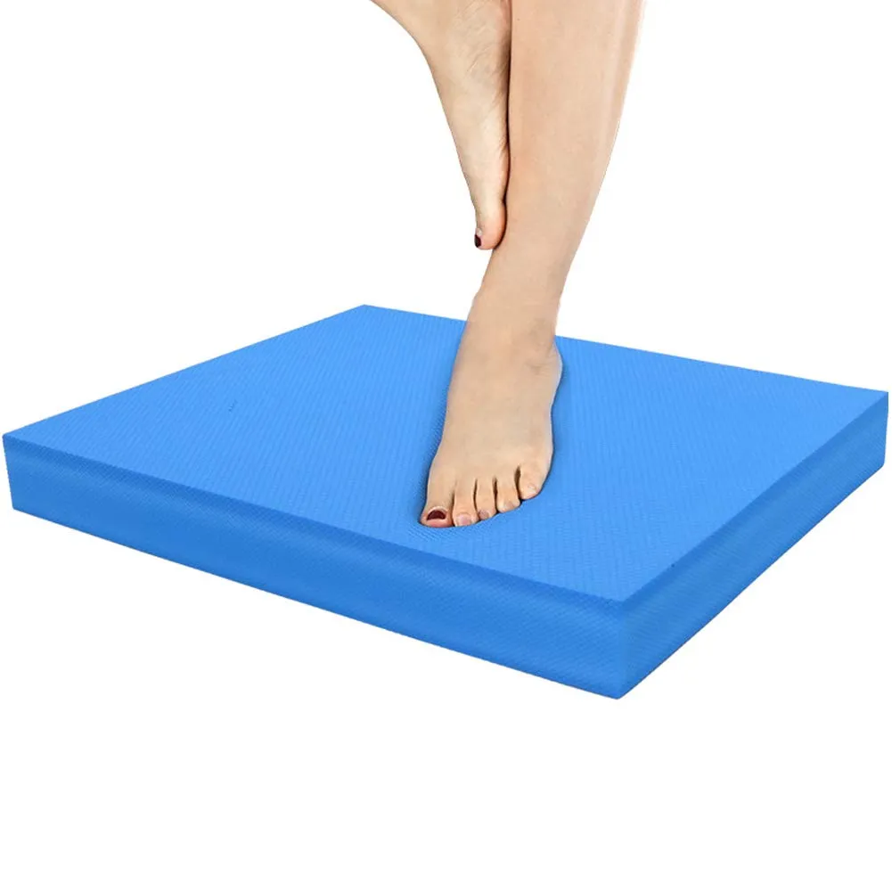Garosa coussin yoga fitness TPE taille S bleu