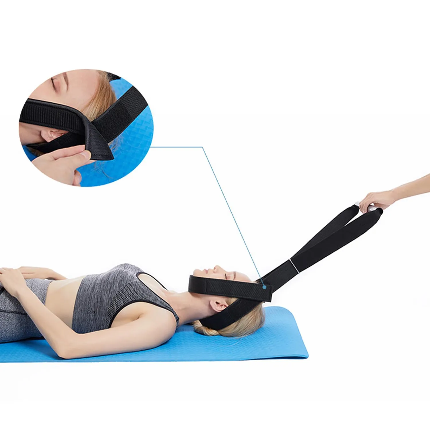 Garosa sangle en Y traction cervicale réglable