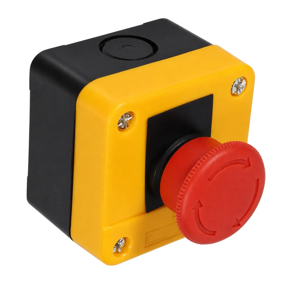 Garosa bouton d’arrêt d’urgence DPST 1 NO 1 NC rouge