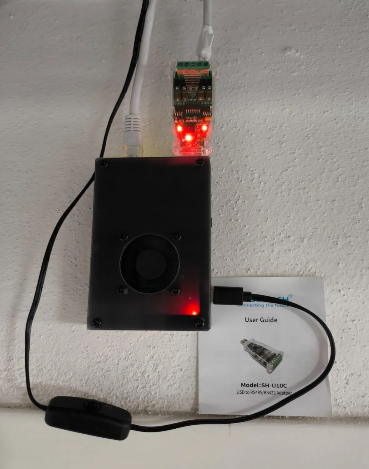 DSD TECH SH-U10C adaptateur USB RS485 RS422, bornier 5 broches
