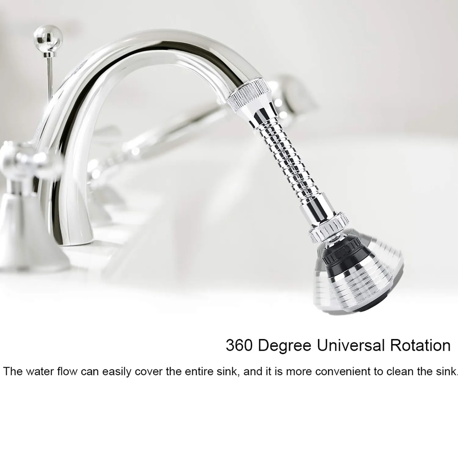 Garosa Tête Robinet Pulvérisateur 360° Économiseur Eau