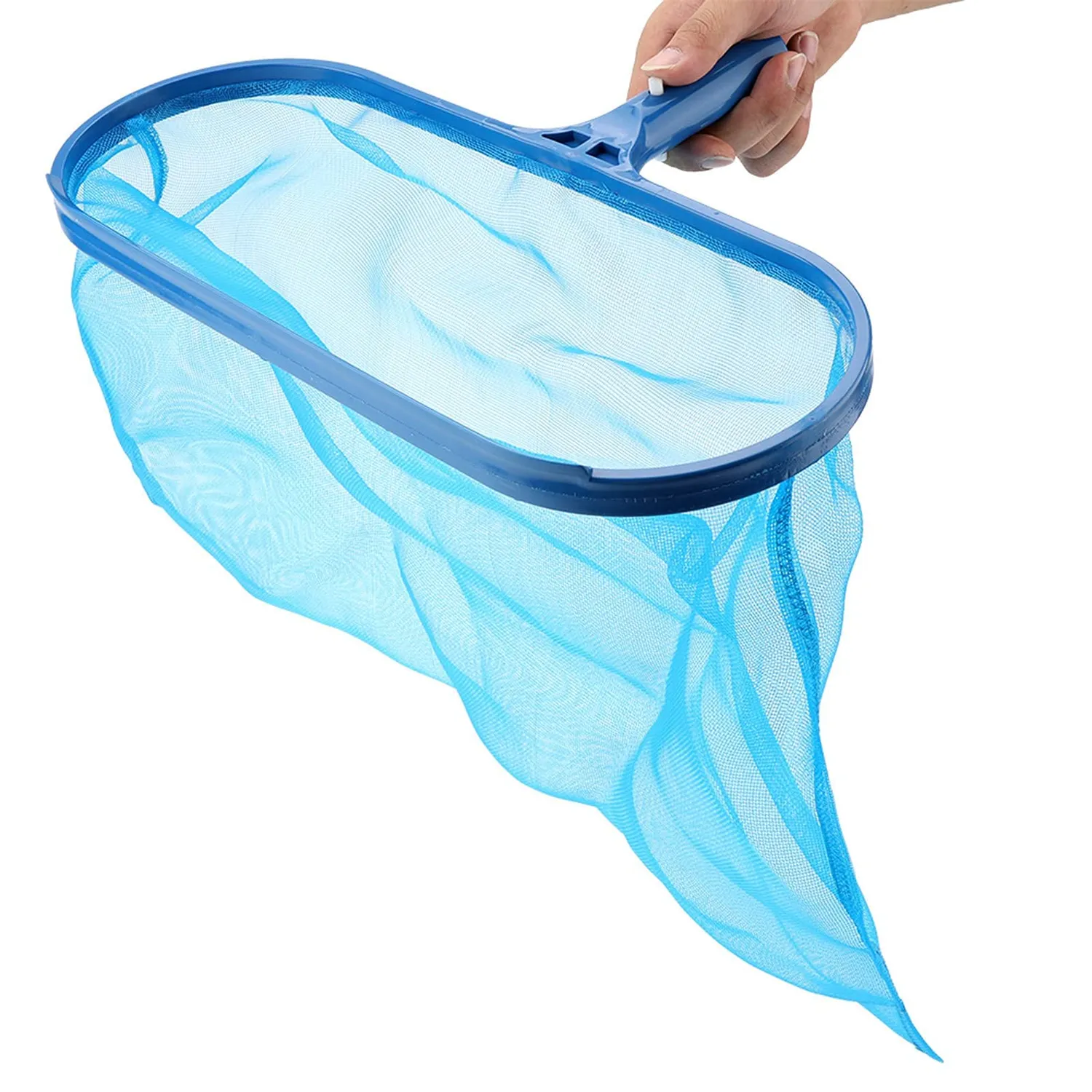 Garosa épuisette de piscine à feuilles bleu filet fin