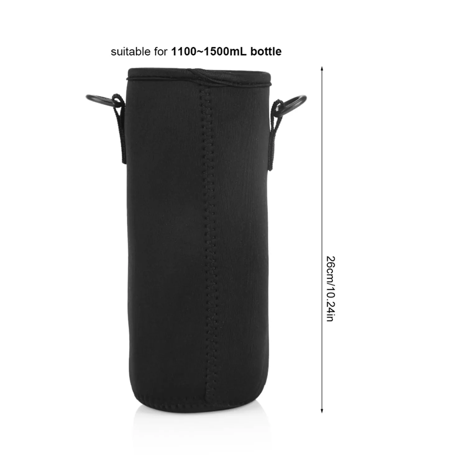 Garosa porte-bouteille en néoprène, modèle 3 à bandoulière