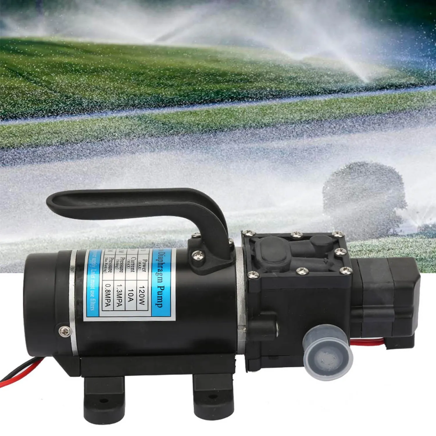 Garosa pompe à eau à diaphragme 12 V 10 L/min 120 W