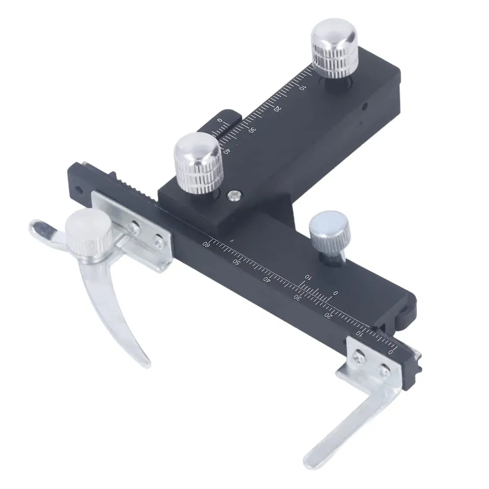 Garosa platine X-Y microscope alu 0,1 mm avec échelle