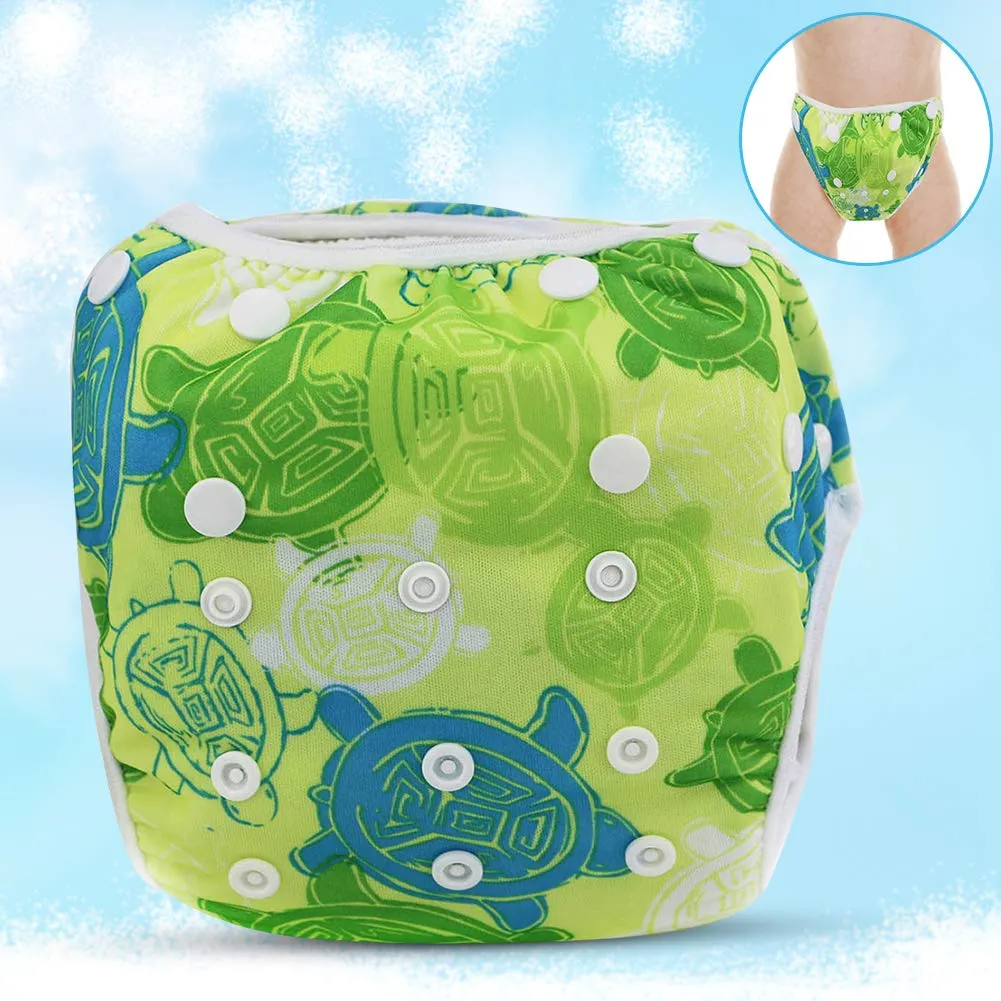 Garosa couche de bain bébé taille réglable tortue réutilisable