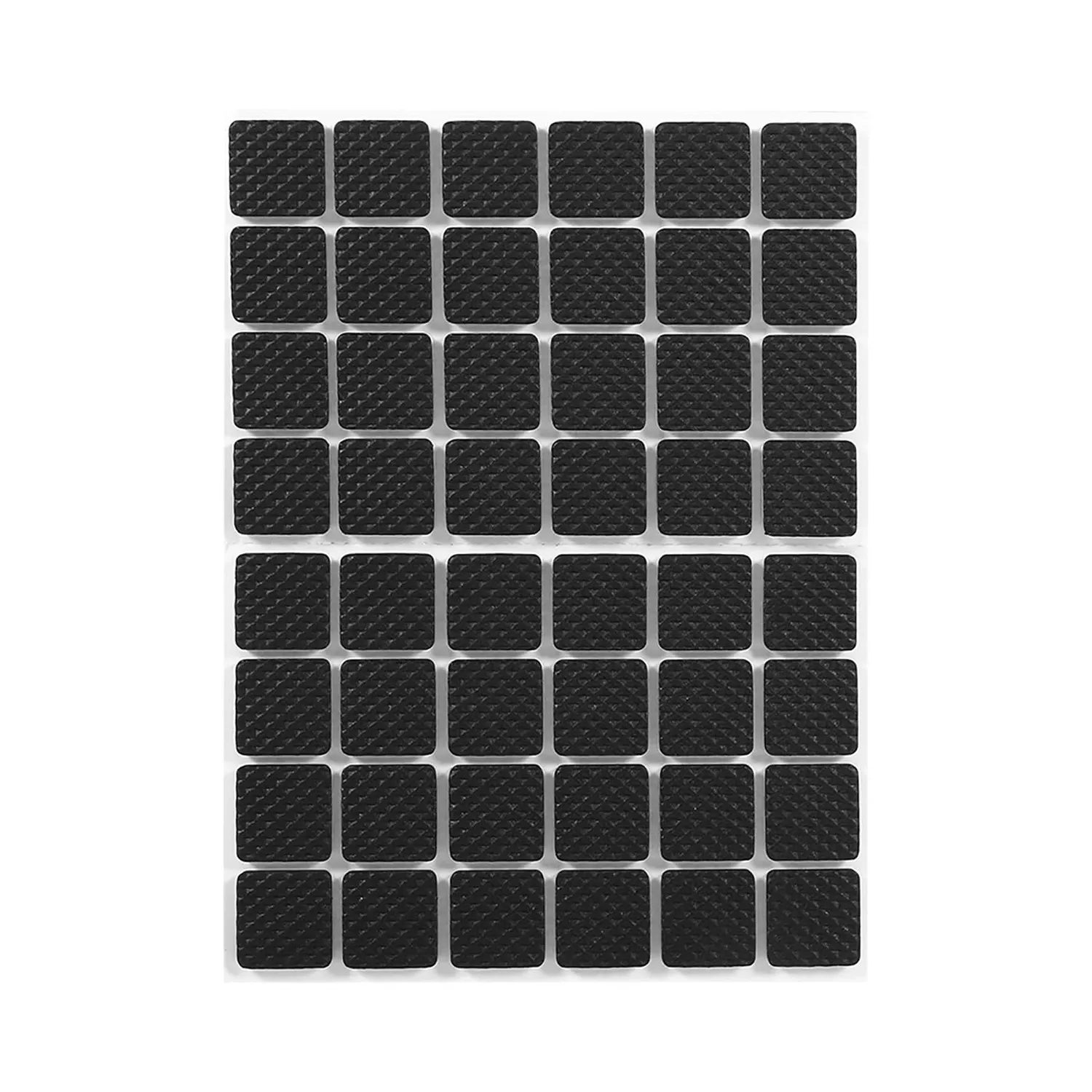 Garosa patins antidérapants carrés noirs, lot de 2 en caoutchouc