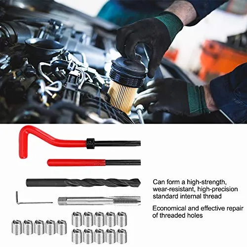 Garosa M9x1,25 kit d’inserts filetés 15 pièces inox
