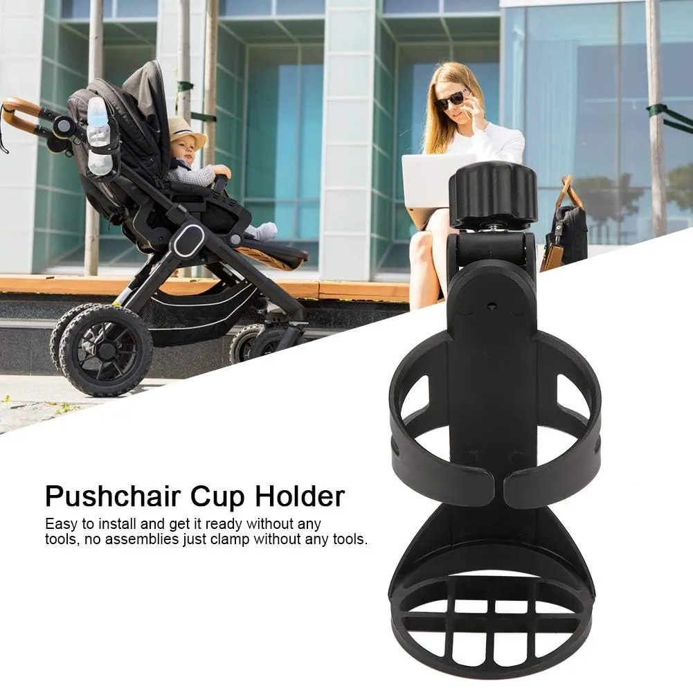 Garosa porte-gobelet universel réglable 360° noir