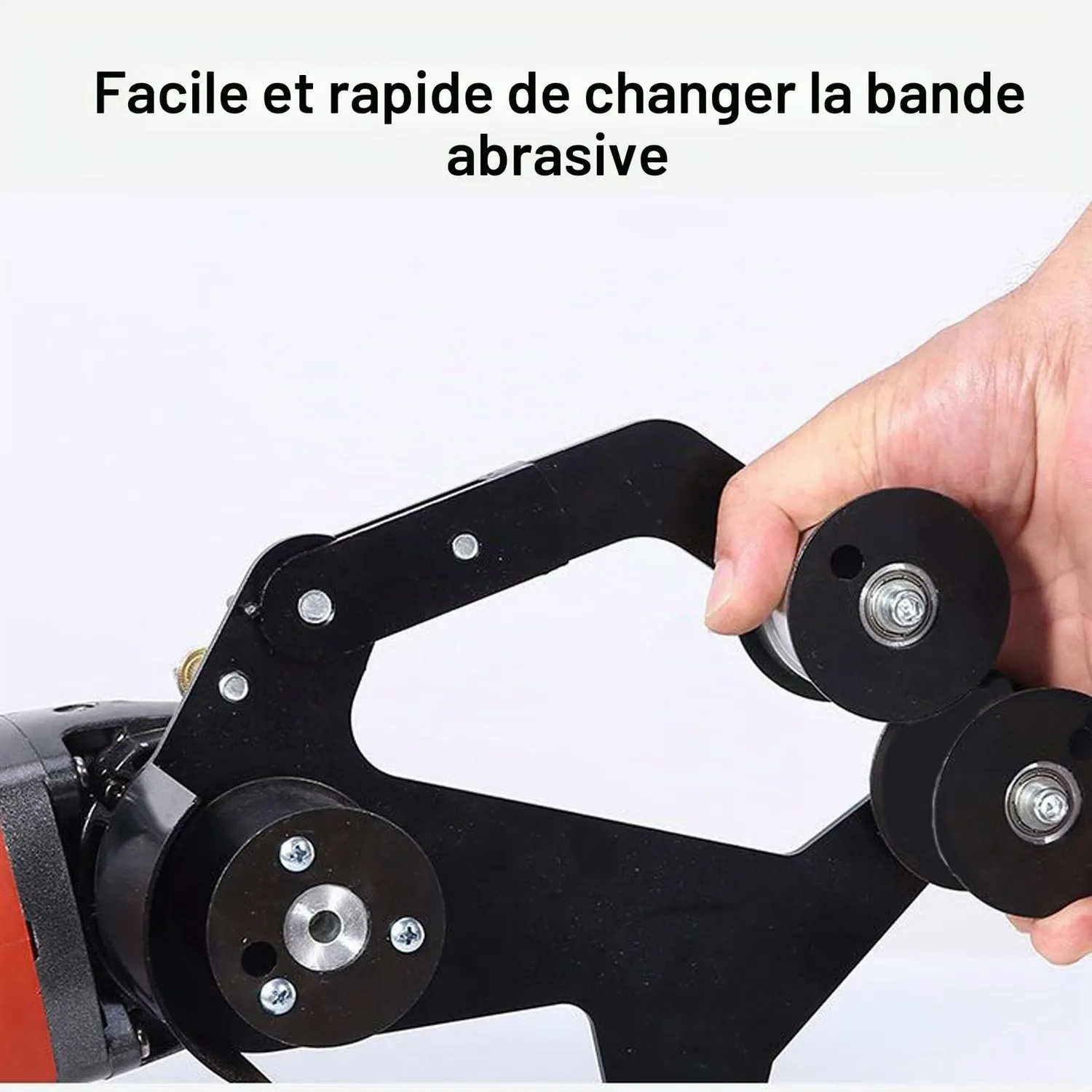 Garosa mini ponceuse à bande DIY M14 pour meuleuse 20 et 40 mm