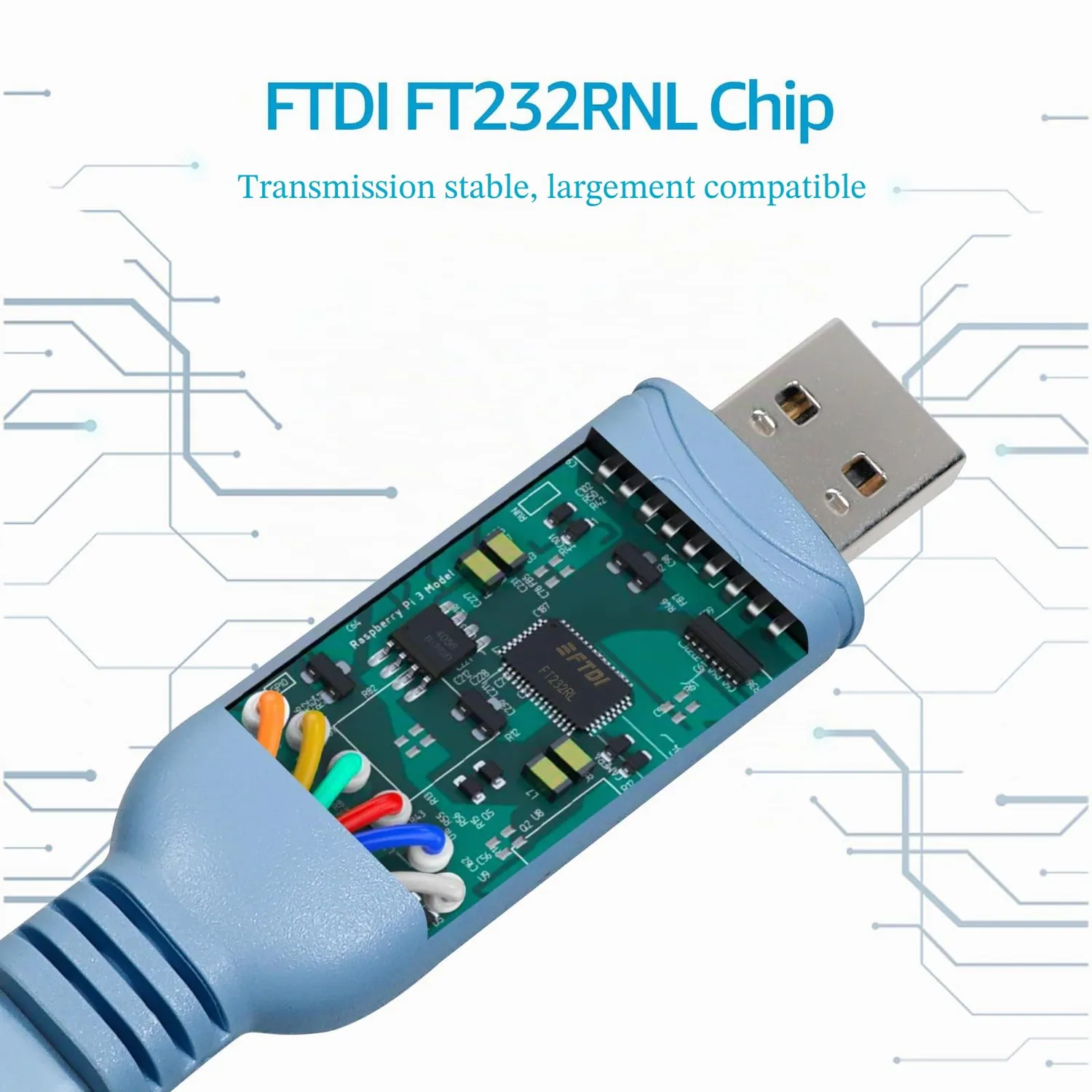 DSD TECH RS485 Series SH-RJ45K câble USB-RS485 RJ45 1,8 m