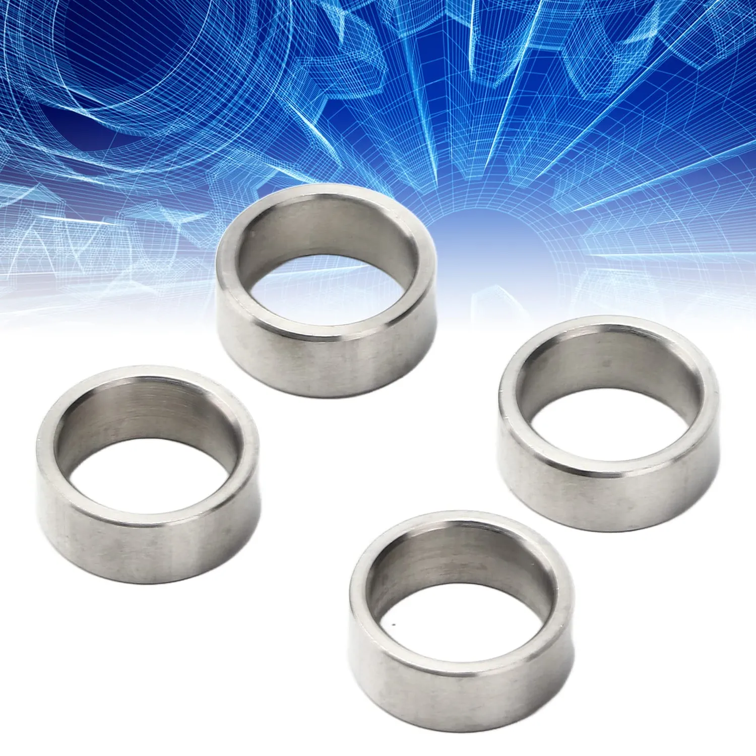 Garosa Entretoises inox 15x12mm lot de 10 anticorrosion