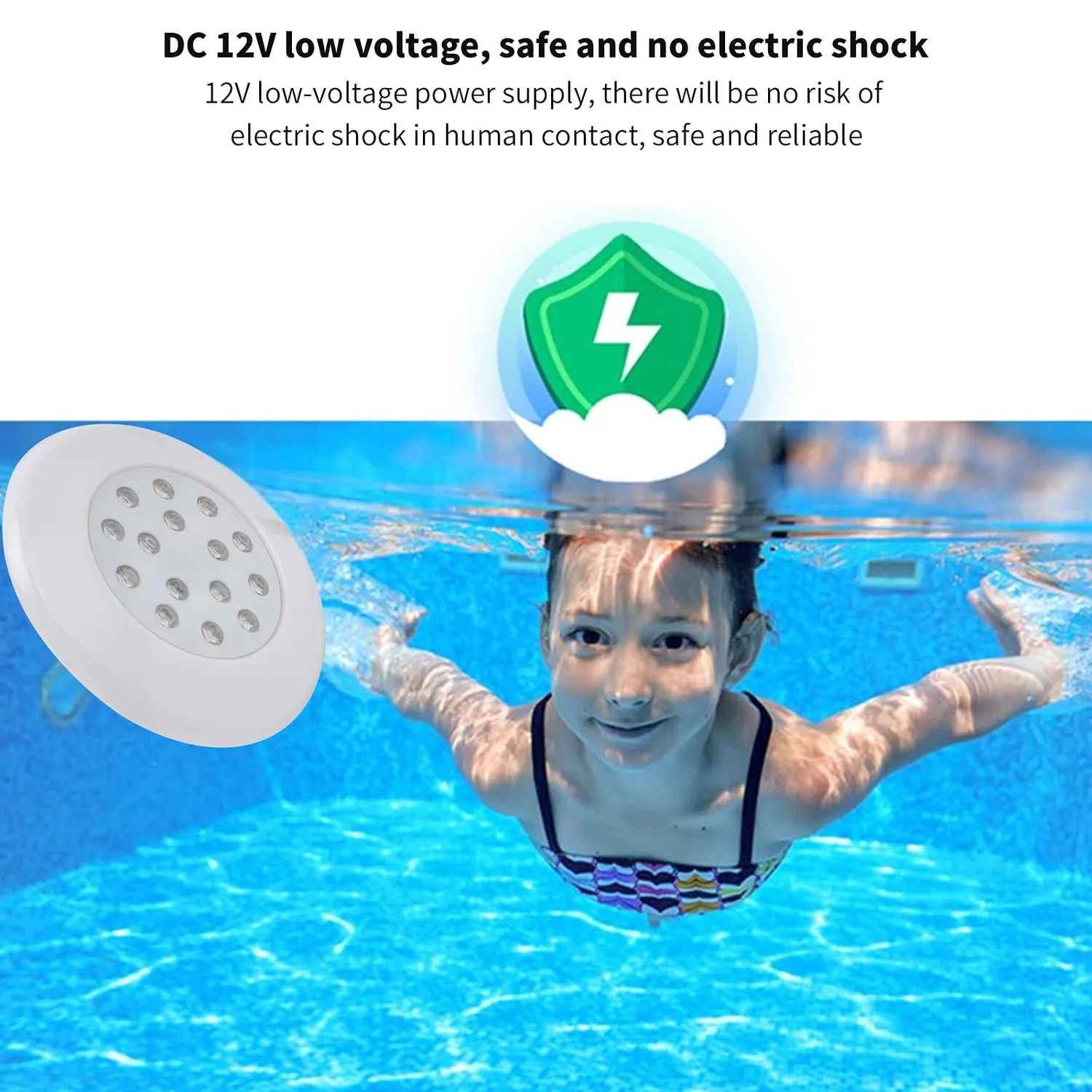 Garosa Spot LED submersible RVB 7W IP68 12V DC