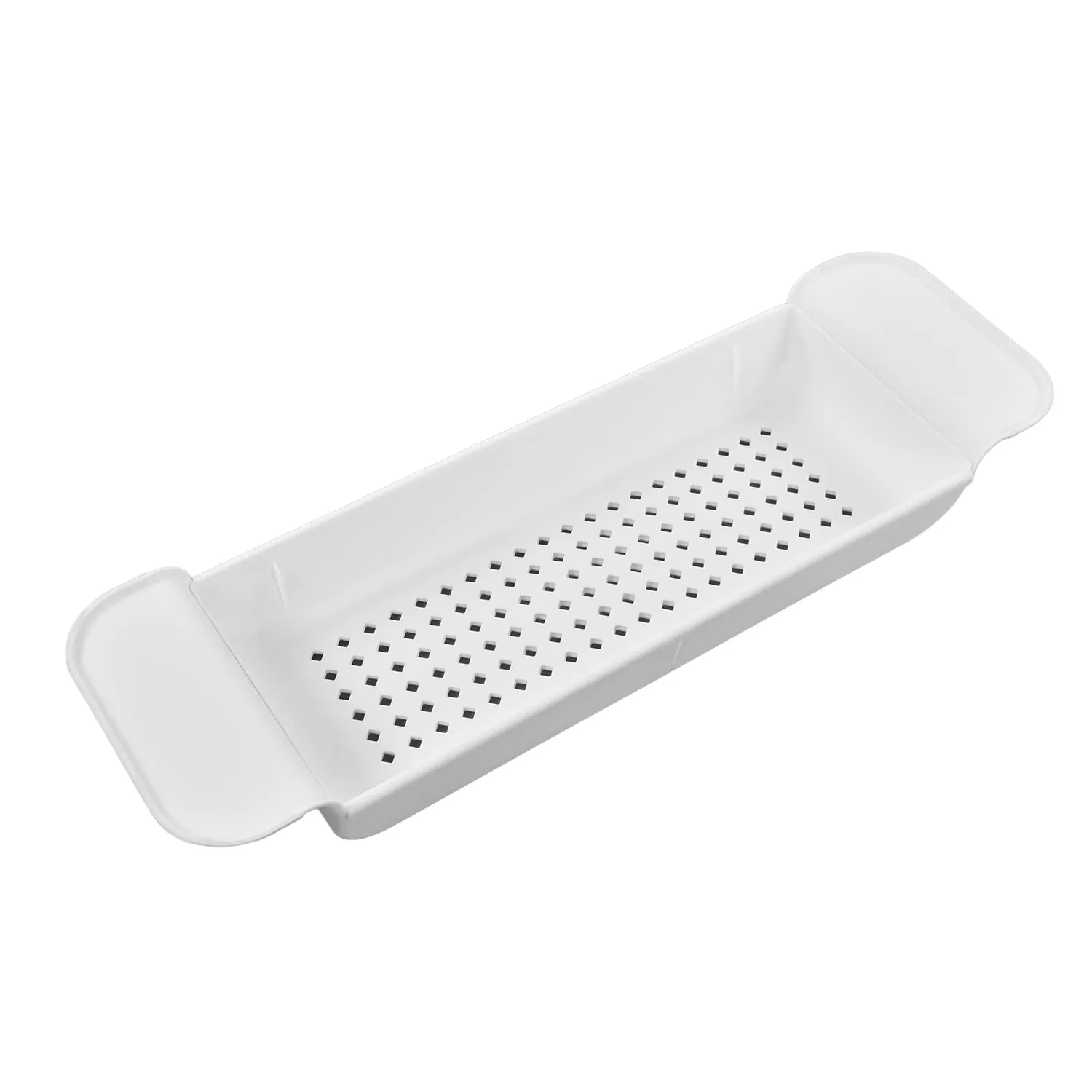 Garosa Plateau Baignoire Extensible Blanc PP Antidérapant
